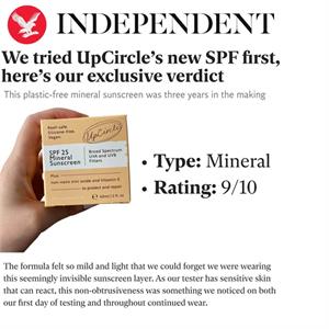 Upcircle Spf 25 Mineral Sunscreen Travel Size 20ml